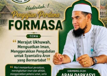 Pengurus Tastafi Aceh Utara, Abah Zarkasyi, yang akan memimpin Pengajian Perdana Forum Masyarakat Syamtalira Aron (FORMASA) di Terrace Premium Coffee, Simpang Mulieng, Aceh Utara