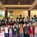Keceriaan anak-anak Gampong Cot Leupee saat mengikuti edukasi cuci tangan praktis bersama mahasiswa KKN-PPM Unimal Kelompok 10 sebagai bagian dari aksi tanggap PHBS sejak dini