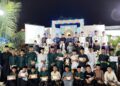 Momen penutupan Musabaqah Qiraatul Kutub (MQK) OSBAN VI Tahun 2026 di Dayah Bustanul Arifin, Gampong Ulee Tanoh Simpang Dama, Kecamatan Tanah Pasir, Aceh Utara
